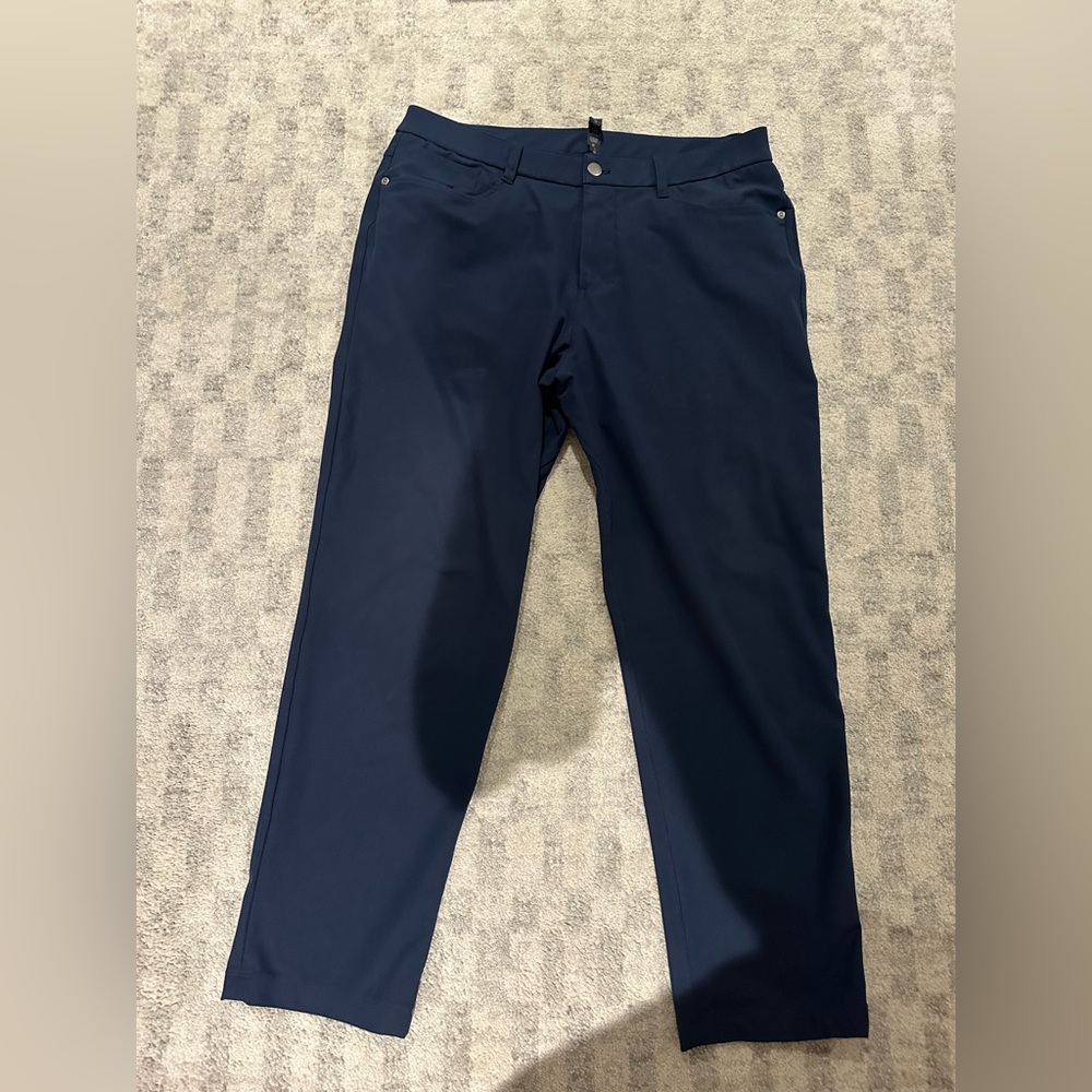 Men’s Lululemon Navy Blue ABC Classic Fit Trouser